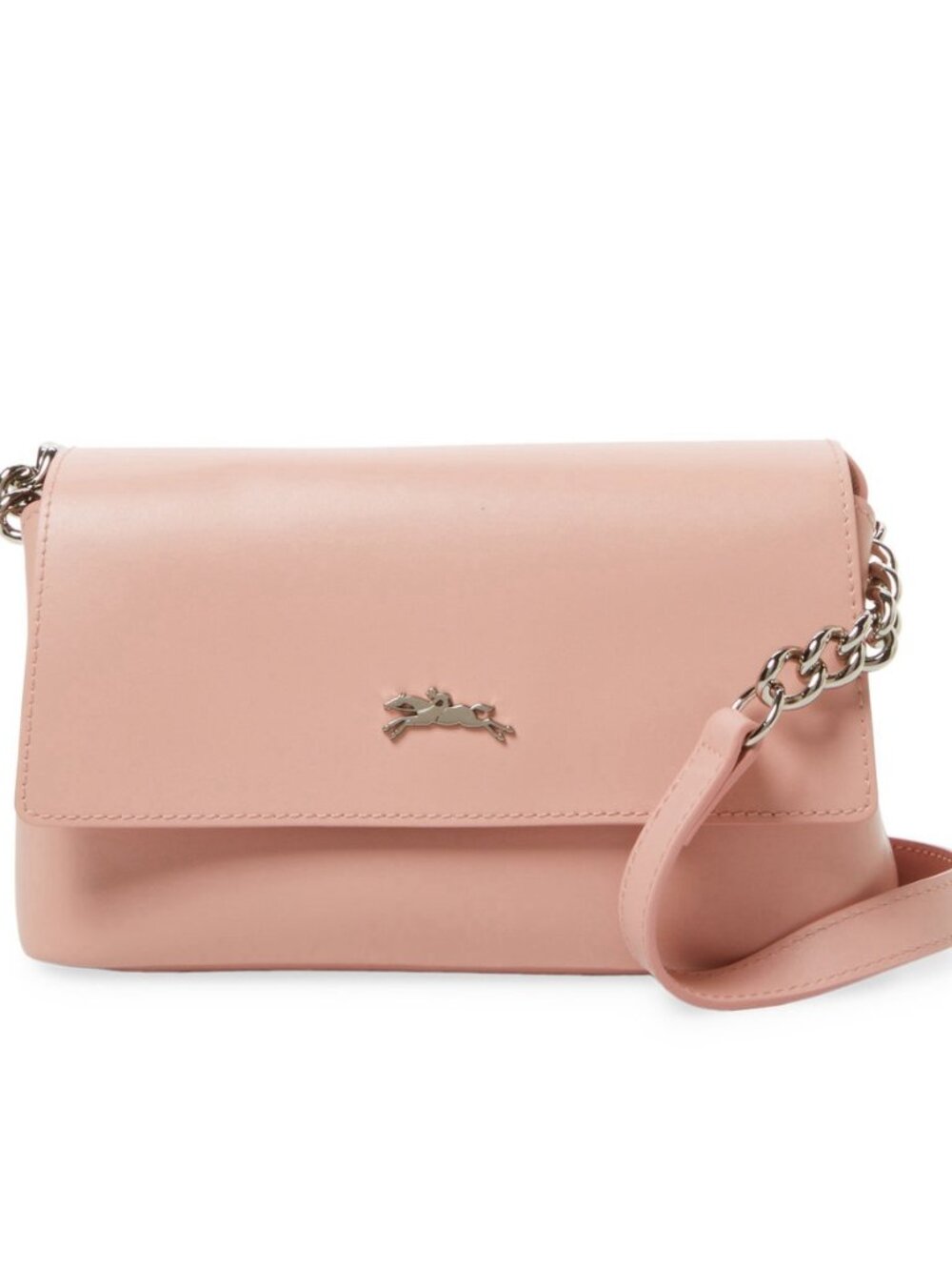 NWT LONGCHAMP Honore 404 Leather Crossbody PINKY